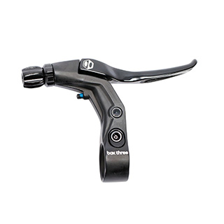 BOX THREE RH SHORT V-LEVER BLACK