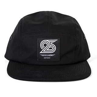 HALO 25 YEAR 5-PANEL CAP BLK