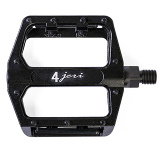 4-JERI PRO-STLYE LB PEDALS 1/2 BLK