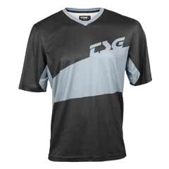 TSG Root TSG Root short sleeve jersey in black and grey