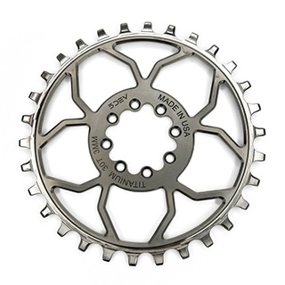 5Dev 8-Bolt Direct Mount Titanium Chainring