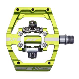 X2 HT Components X2 pedal in green