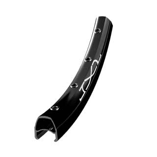 HALO JX2 20x13/8" RIM 28H BLK