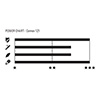 image of Connex 1Z1 Galvanised 1/8” Bicycle Chain Power Chart
