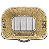 image of M-Wave Front Ratan Basket with QR Bracket