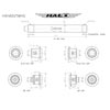 image of HXHASVTMHG technical drawing