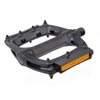 image of Tioga Surefoot Slim Pedal shown with supplied reflectors fitted