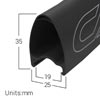 image of Halo Carbaura RCD35 dimensions