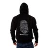 image of Identiti Finger Print Logo Hoodie back