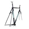 image of The Light Blue Trinity Pista Frame rear angle