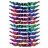 image of Halo Oil Slick Wheel Decals