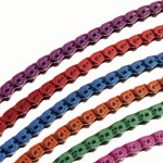GUSSET SLINK CHAIN 3/32"BLUE
