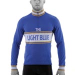 The Light Blue Vintage Long Sleeve Merino Wool Jersey