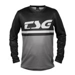 TSG PLAIN LS JERSEY BLACK Md