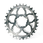 5Dev 3-Bolt Direct Mount Semi-Oval Chainring