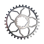 5Dev 3-Bolt Direct Mount Titanium Chainring