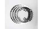 GUSSET R-S C/WHEEL 6mm 33T BK