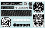 GUSSET STICKER SHEET ASST.
