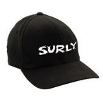 SURLY LOGO B/BALL CAP L/XL BK