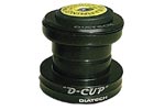 DC D-CUP H/SET 11/8" STL BLK
