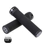 Gusset Soft Single File Lock-on Grips