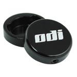 ODI LOCK-ON ALLOY END CAPS BK