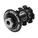 GUSSET F/S *NUT+CAP 11/8 BLK