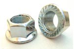 HUB AXLE NUTS 14mm/17mm SIL