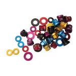 GUSSET AL AXLE NUTS 14/17 BLU