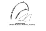 DC ENE MUDGUARDS SILVER