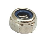 S/STEEL NUTS M5 NYLOCK