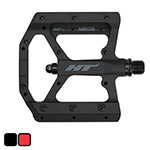 HT Components ME05 magnesium flat pedals in black