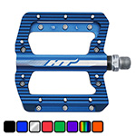 HT Components ANS01 flay alloy DH or freeride pedal in blue