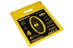 I.D CARRIER BAG YEL 12"x15"