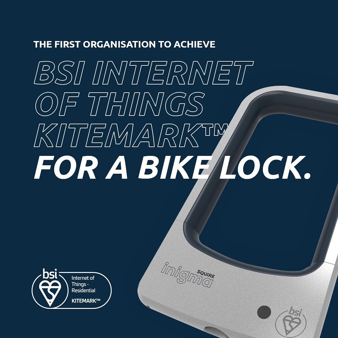 Squire achieves BSI IoT Kitemark for a bike lock