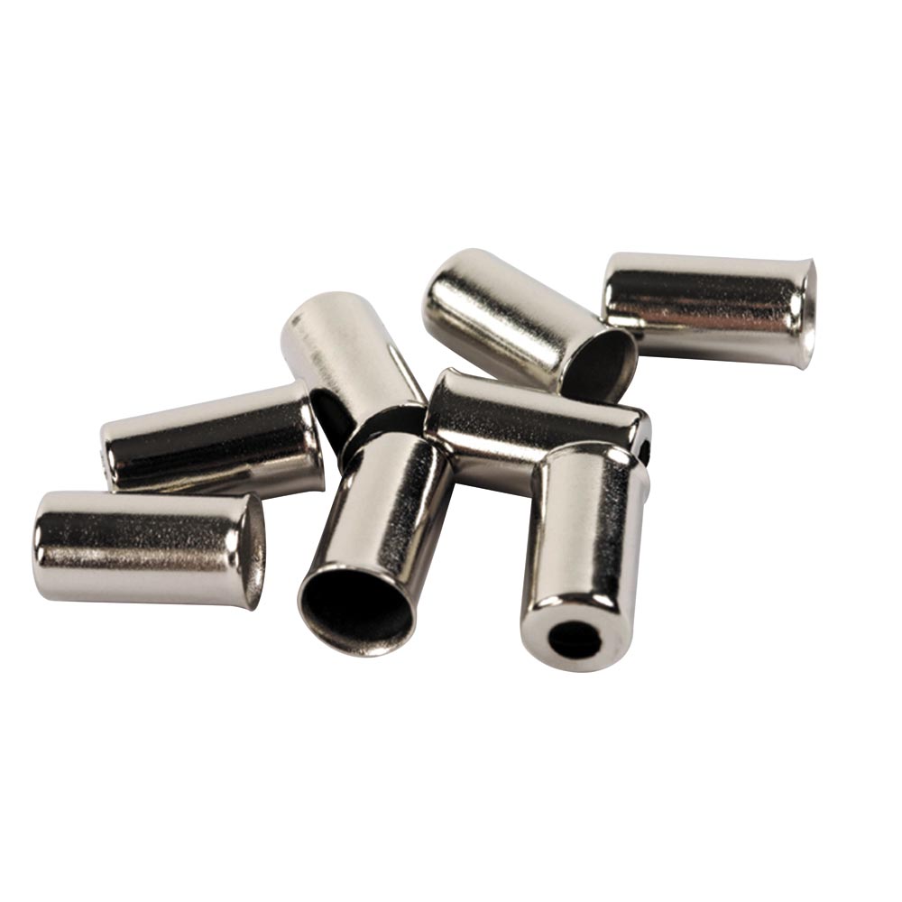 thumbnail interactive-video image 1 of Clarks Brake Housing Ferrules - 5mm Silver Brass, 200pc Bulk Pack 1 of 6