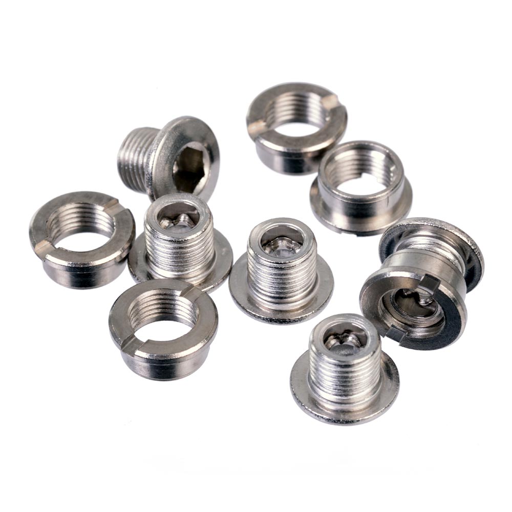 5Pcs Bicycle Bike Chainring Screw Chainwheel Bolt For Single Double Triple Speedgold 5mm