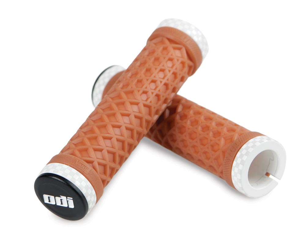 Bike Handlebar Grips ODI Vans Lock On Kit Gum White Free Shipping