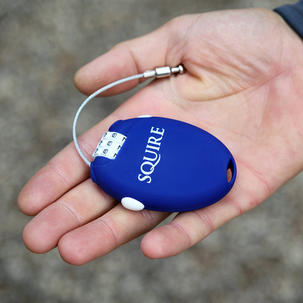 QWORK Misez à 3 Chiffres Serrure à Combinaison, Câble-antivol