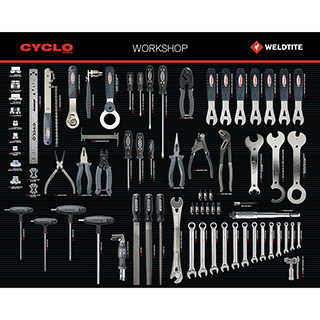 Cyclo Workshop Tool Set and Vinyl Graphic