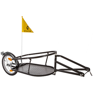 M-Wave Single Track Luggage Trailer Stalwart Single 