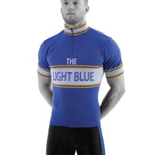 The Light Blue Vintage Short Sleeve Merino Wool Jersey The Light Blue Vintage Short Sleeve Merino Wool Jersey