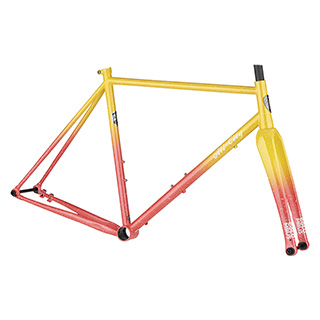 All City Nature Cross SS Frameset - Pink Lemonade