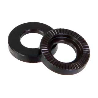 HALO BUTCH AXLE WASHERS 10 BLK
