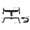 image of Columbus Spirit Road Integrated Handlebar dimensions