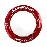 SUNRACE CASS LOCKRING MS RED 10T