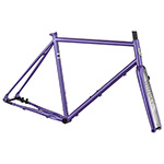All-City Super Professional Frameset - purple with carbon fork